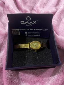 OMAX Gold Toned Wrist Watch