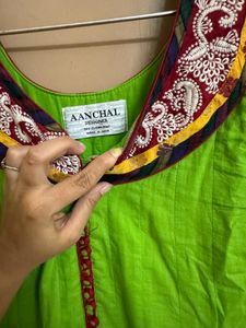 Flared Anarkali Kurta Set