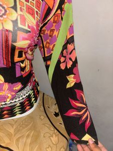 ✮⋆˙y2k Phoebe Buffay floral beaded top ✮⋆˙