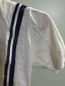 Cute Striped Cropped Cardigan