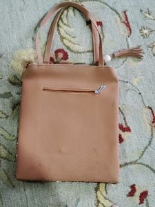Fancy Synthetic Leather Shining handbag