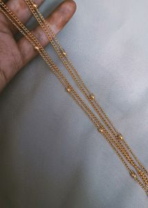 Stylish Double Chain With Earrings