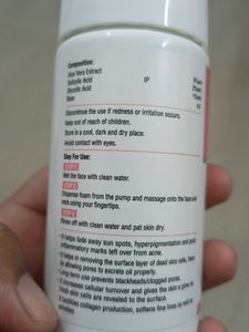 It&#39;s A Very Good Product For Oily Skin.. It&#39;s Totally New. Not Used At All. It Is Foaming face Wash, Very Easy To Use. It&#39;s Very Useful For The Skin Which Is Very Prone To Acne And Acne Marks
