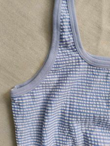 Blue Striped Tank Top