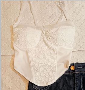 White Corset Top