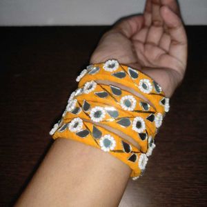 Yellow Work Bangles 💛