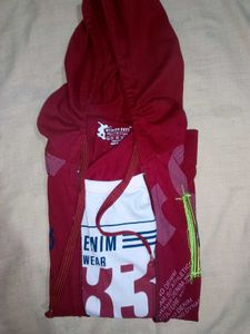 Red Hooded Jacket