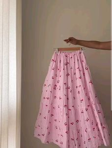 Cherry 🍒 Ghignam Printed Skirt