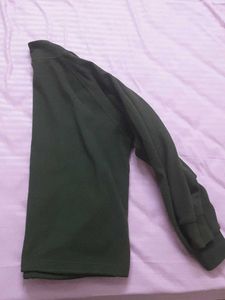 Green Fleece Zip-Up Jacket