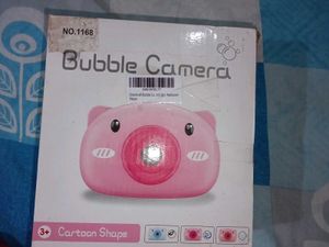Pink Pig Bubble Camera - Kids Toy