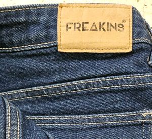 Blue Freakins Used Jeans