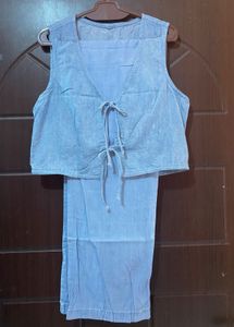 Co-ord (custom made) Worn Thrice.
