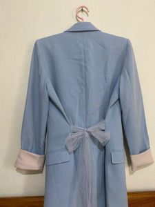 Blue Oversized Blazer