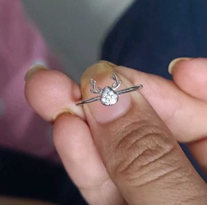 Real Sterling Silver 925 Deer Ring
