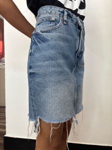 Denim Mini Skirt