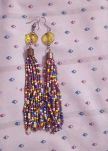 trendy colourful earing