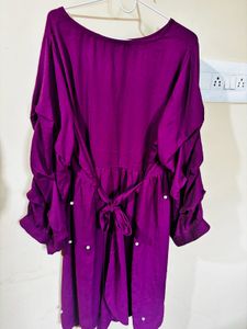Cute burgundy top - 4XL