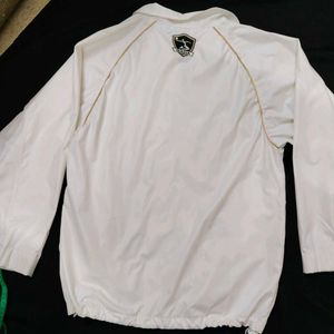 White Summer/ Basketball Type Jacket