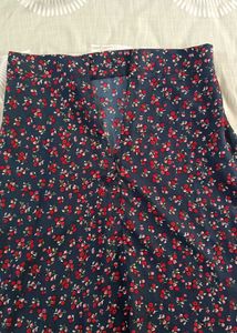 Floral Print Skirt
