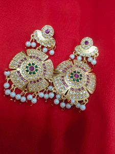 Beautiful Jadau Earrings