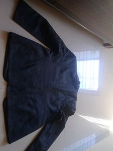 Black Blazer White Lines