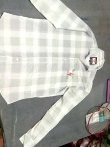 Checkered Button-Down Shirt