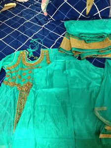 Long Anarkali With Skirt