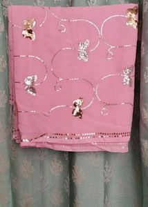 Baby Pink Saree