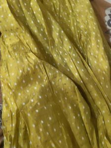 Yellow Polka Dot Skirt