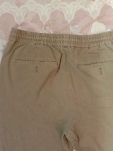Khaki Joggers Stretchable