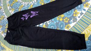 High Waist Black Joggers