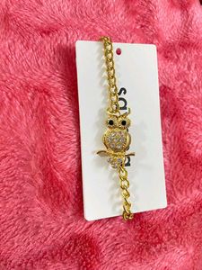 Savana Owl Charm Bracelet