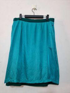 Green Wool Skirt
