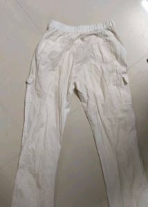 White Casual Women's trousers