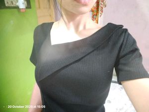 Black Asymmetrical top