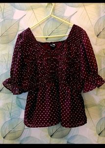Polka Dot Blouse