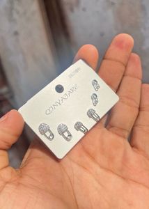 Premium Silver Finish Earrings