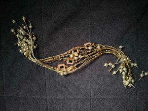 Pearl &amp; Gold Rakhi Bracelet
