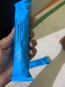 Refreshing Towel&#34; with an &#34;Ocean&#34; scent