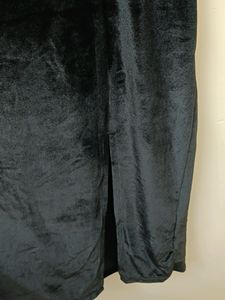 WOMEN BLACK SOLID BODYCON DRESS