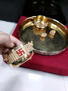 Brass Thali Set