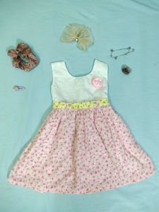 Pink Dress For Kids