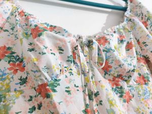 Urbanic A-Line Knot Floral Summer Dress