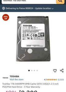 Toshiba 1TB HDD