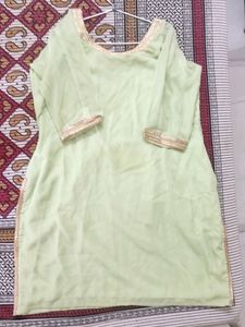 Ladies Shirt Sharara Set Fully Stiched.      Shirt Size-: Chest 44inch , Waist 52inch , Shirt Length 37inch           Sharrara Size-: Waist 52inch , Length 40inch , Hips 54-56inch