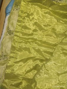 Green Printed Kurta