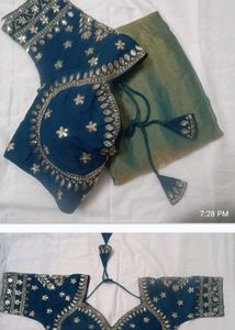 Embroidered Saree Blouse