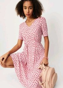 MAX Floral Printed A-line Dress