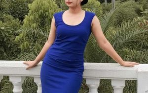 Blue Bodycon Dress