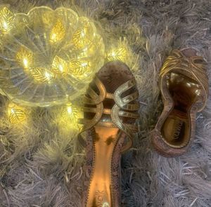 Catwalk Gold &amp; Snake Wedges